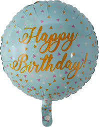 Happy Birthday Helium Balloon