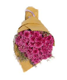 Pure Purple Chrysanthemum Bouquet