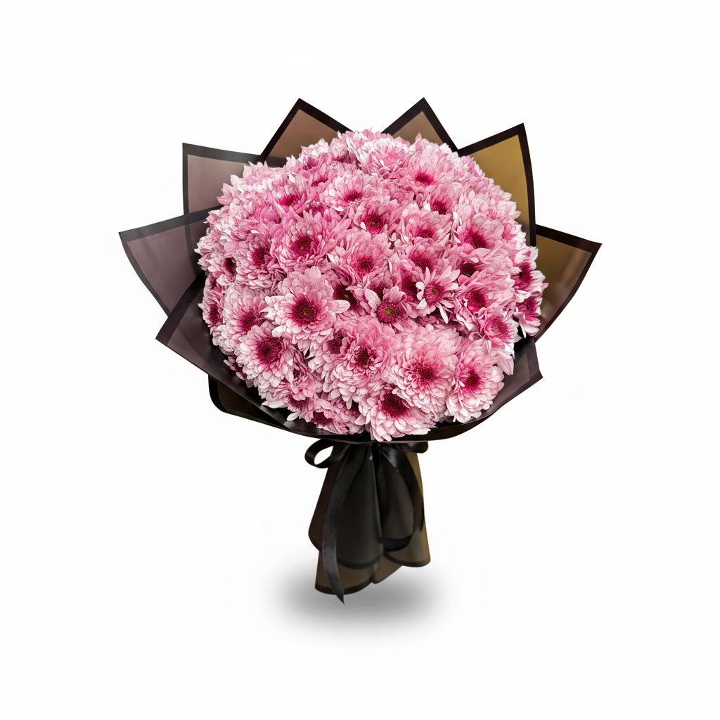 Purple Chrysanthemum bouquet