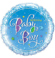 Baby Boy Helium Balloon