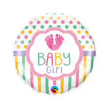 Baby Girl Helium Balloon
