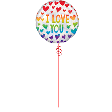 I Love You Helium Balloon