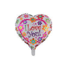 I Love You Helium Balloon