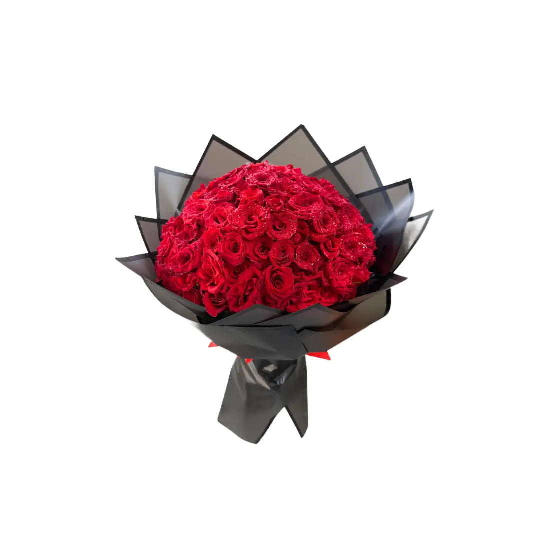 100 Red Roses Bouquet